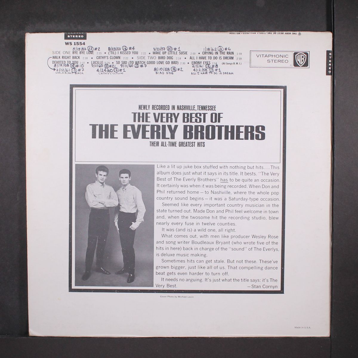 the very best of the everly brothers by EVERLY BROTHERS