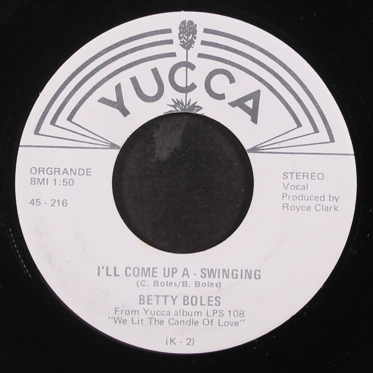 caution, don't leave baby unattended / i'll come up a-swinging by BETTY BOLES