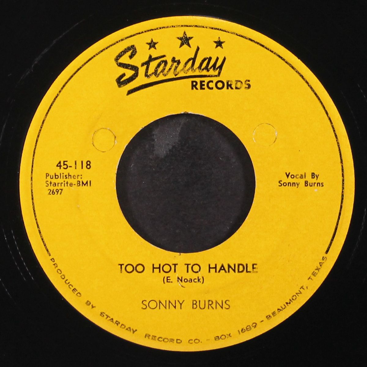 powder and paint / too hot to handle by SONNY BURNS