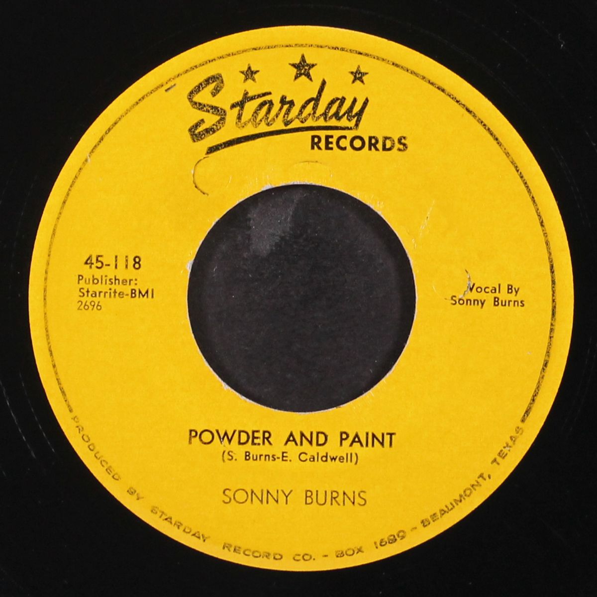 powder and paint / too hot to handle by SONNY BURNS