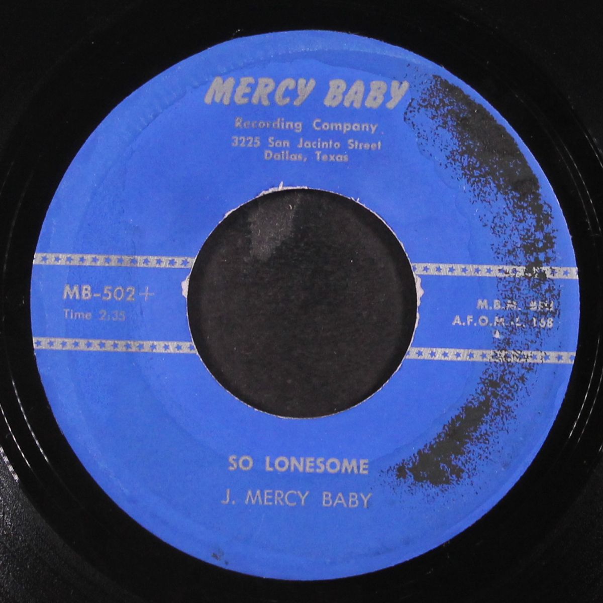 so lonesome / the rock and stomp by J. MERCY BABY