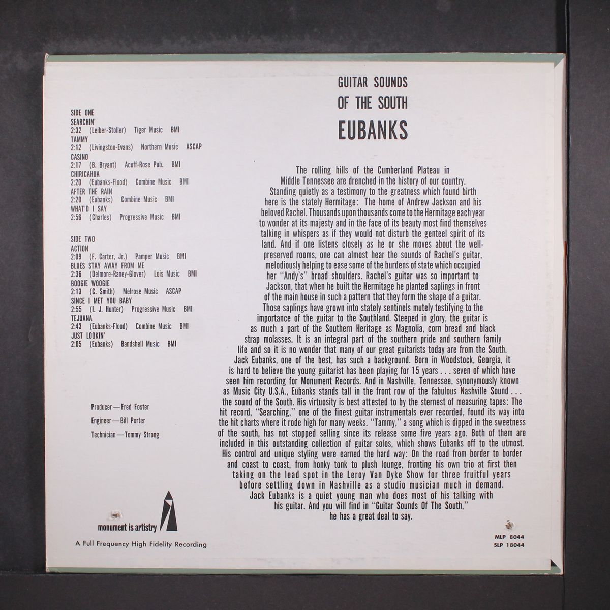 guitar sounds of the south by JACK EUBANKS