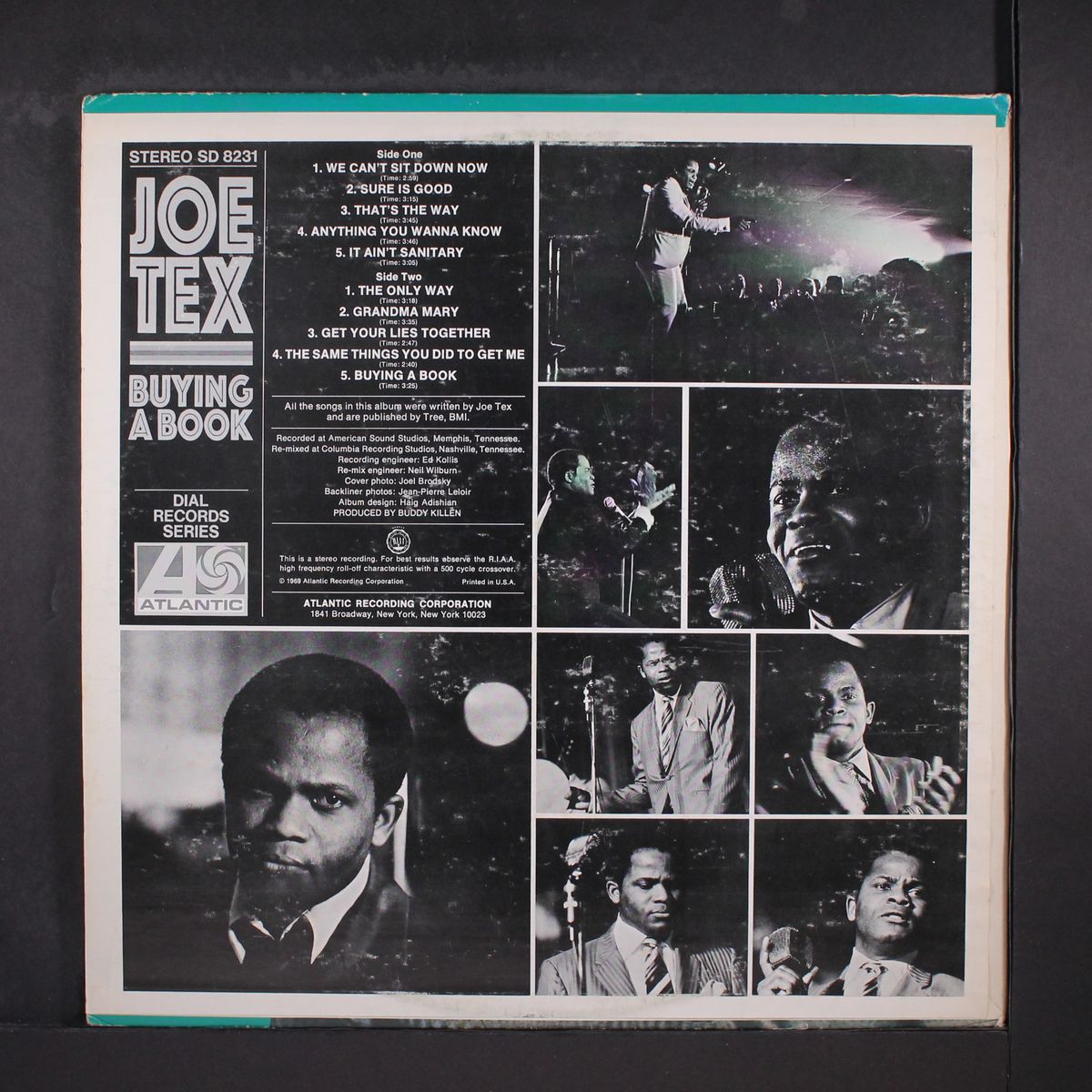 buying a book by JOE TEX