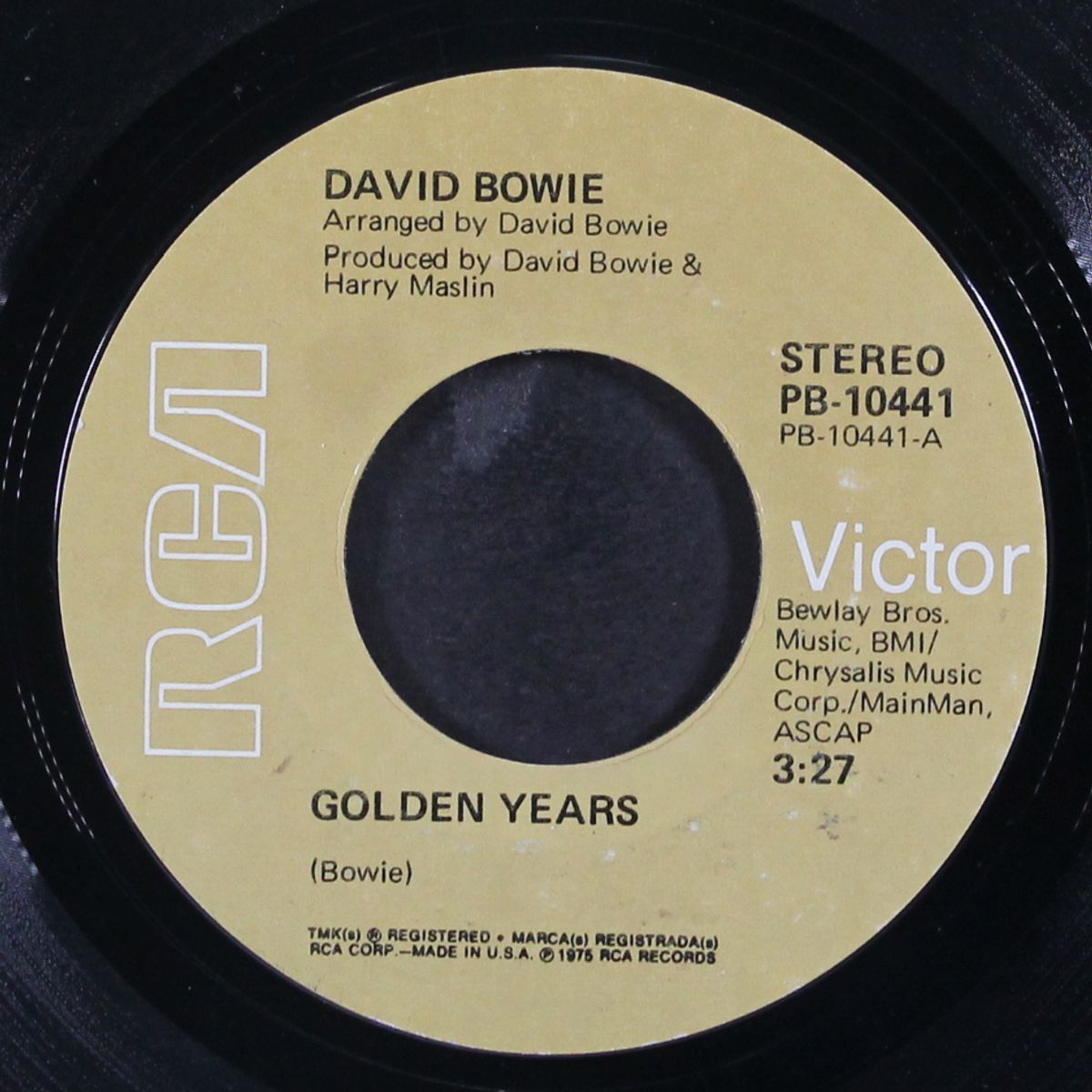 golden years / can you hear me by DAVID BOWIE