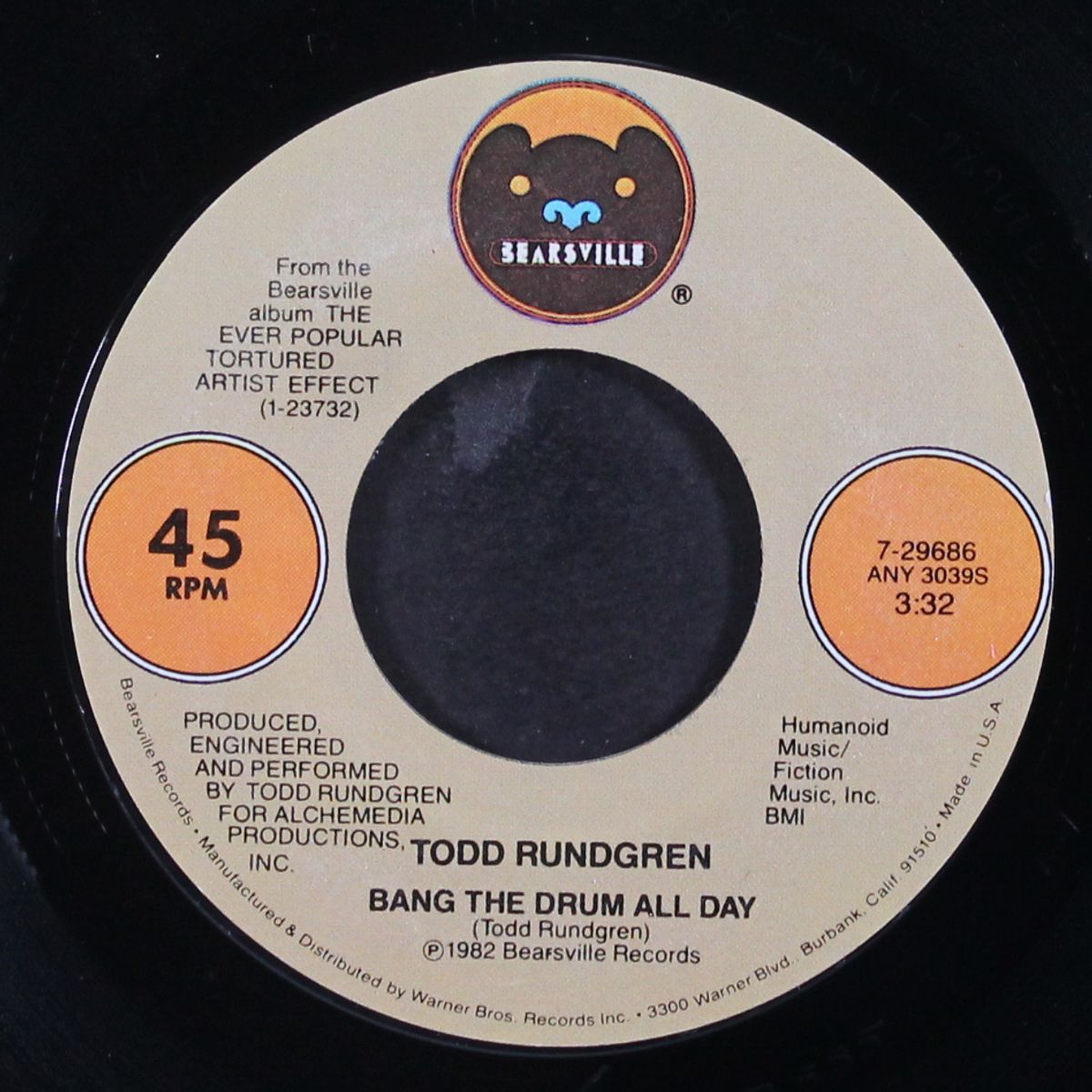 bang the drum all day / chant by TODD RUNDGREN