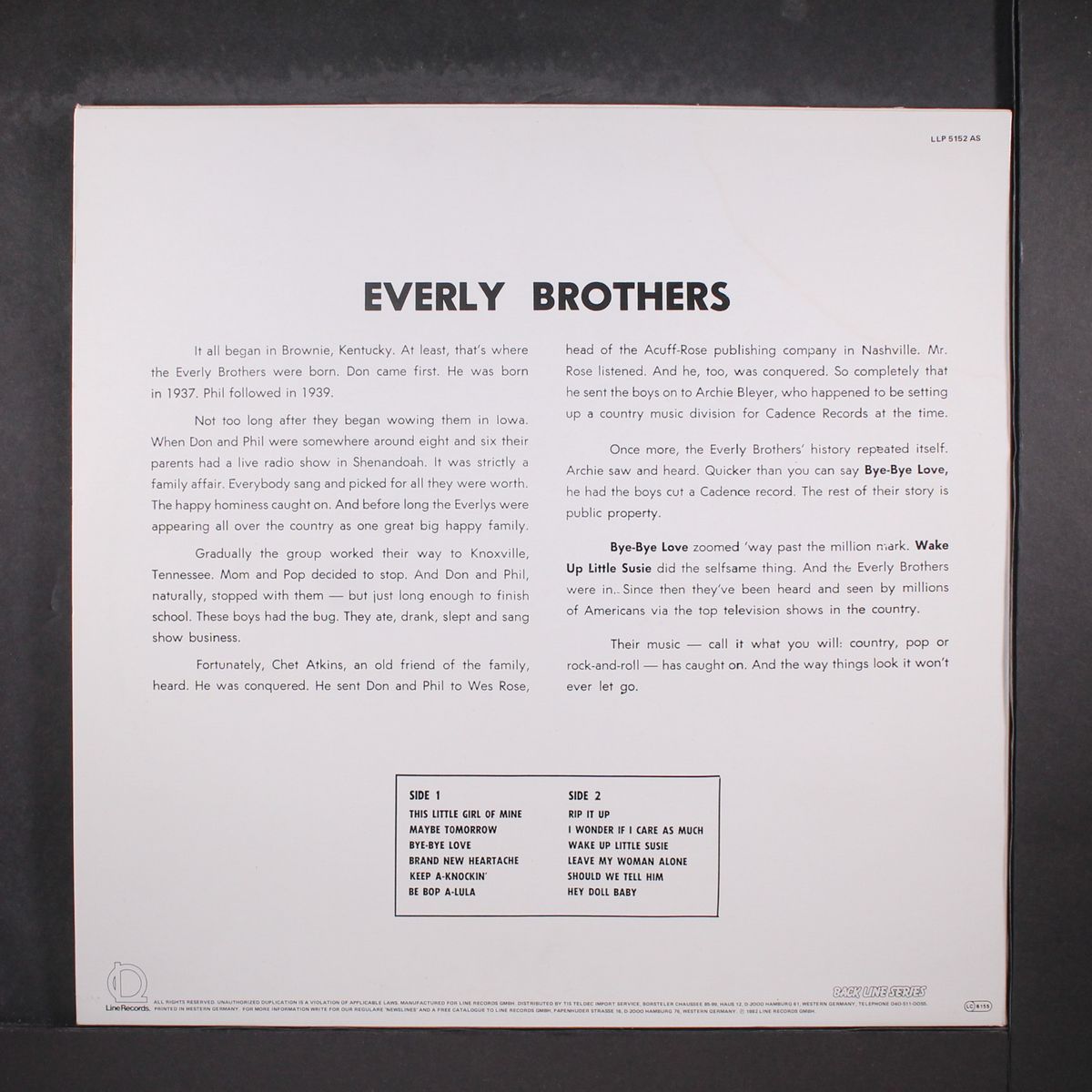 the everly brothers by EVERLY BROTHERS