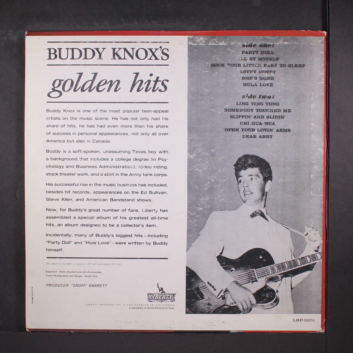 golden hits by BUDDY KNOX