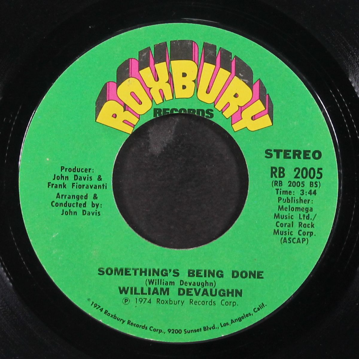 give the little man a great big hand / something's being done by WILLIAM DEVAUGHN