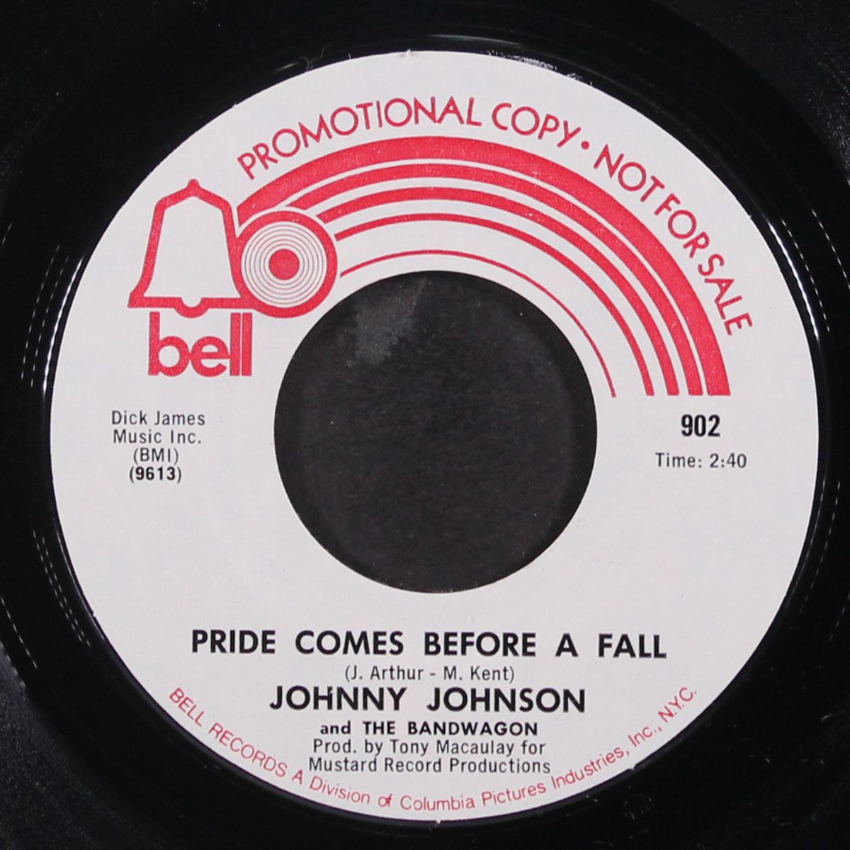 sweet inspiration / pride comes before a fall by JOHNNY JOHNSON & BANDWAGON