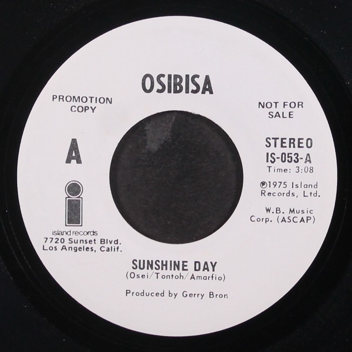 sunshine day / same by OSIBISA