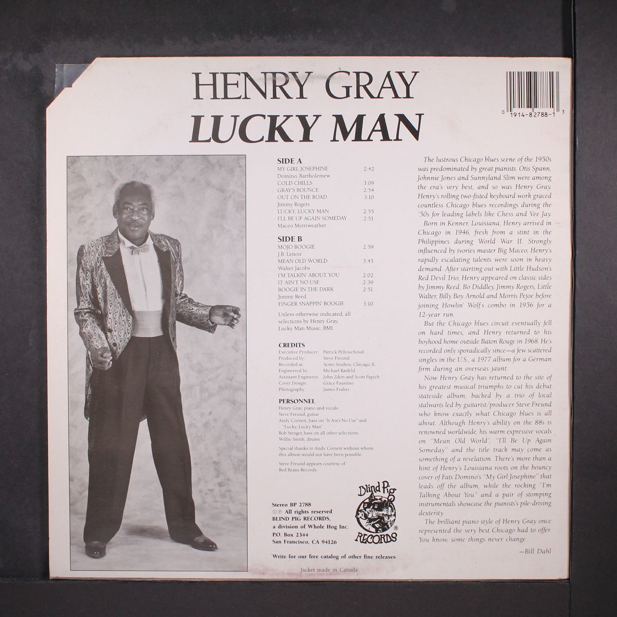 lucky man by HENRY GRAY