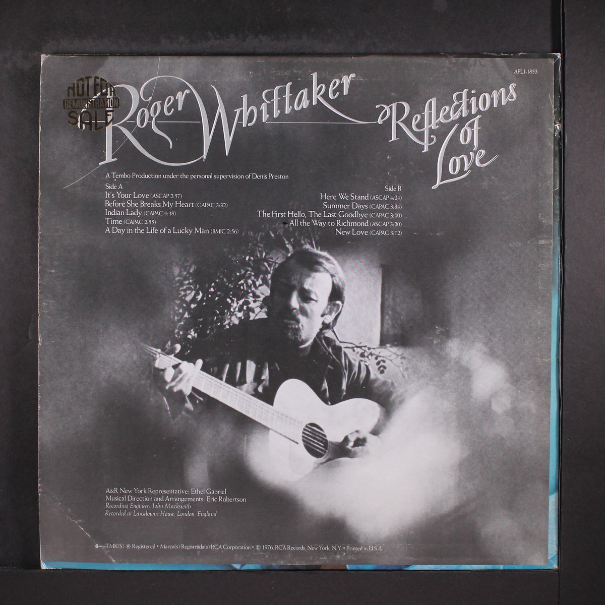 reflections of love by ROGER WHITTAKER