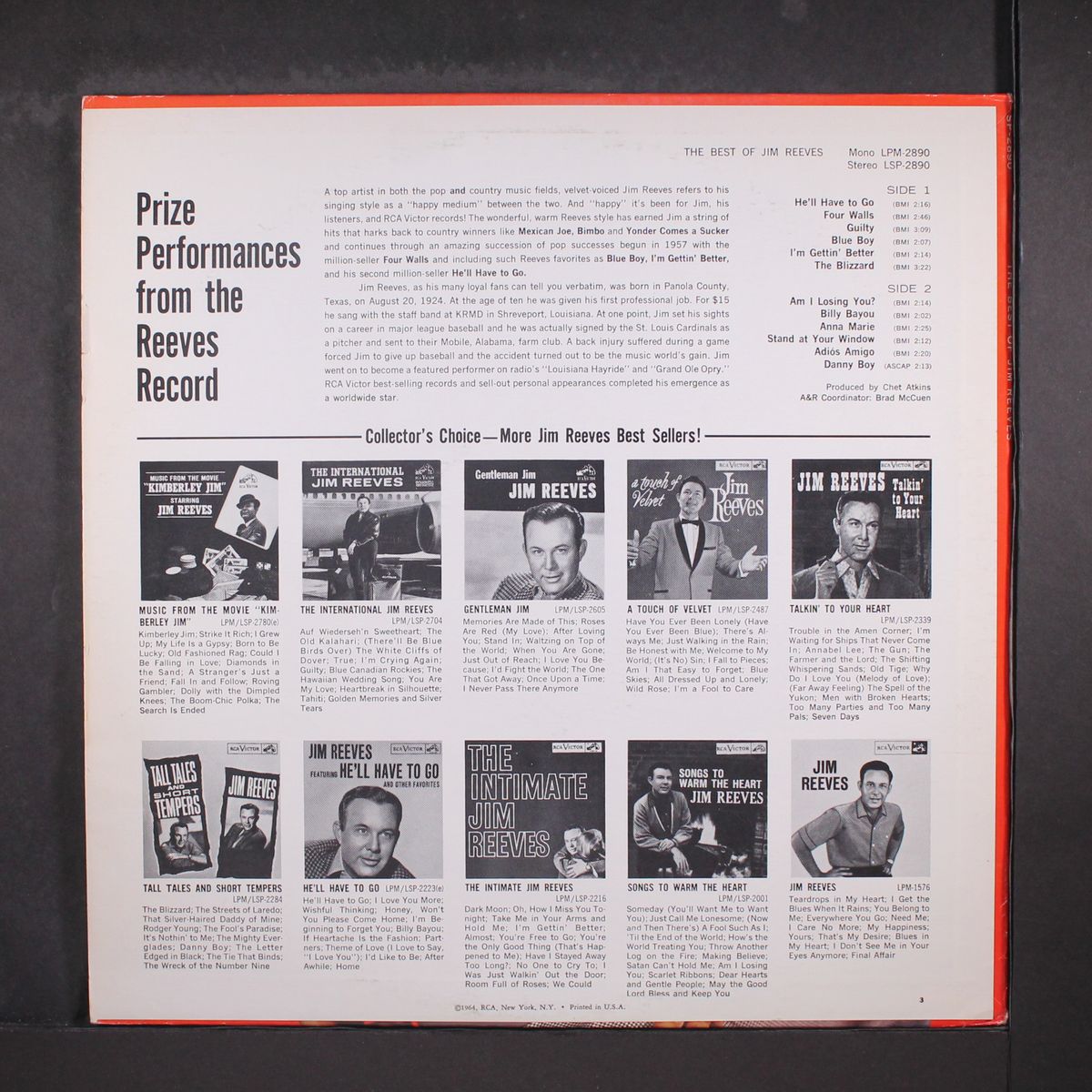 the best of by JIM REEVES