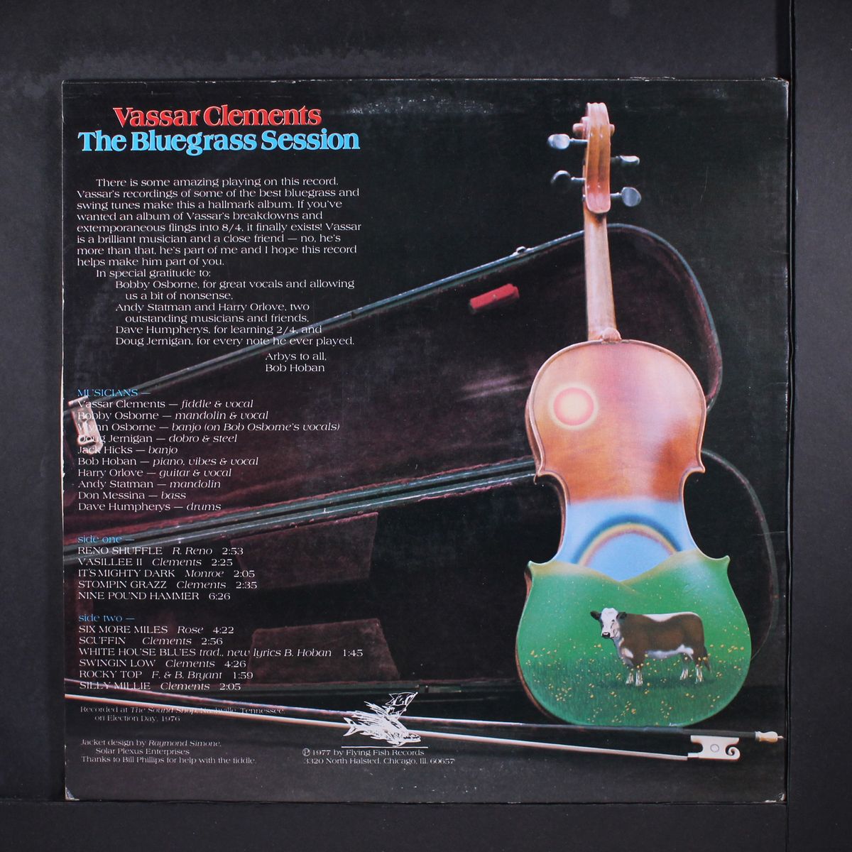 the bluegrass session by VASSAR CLEMENTS