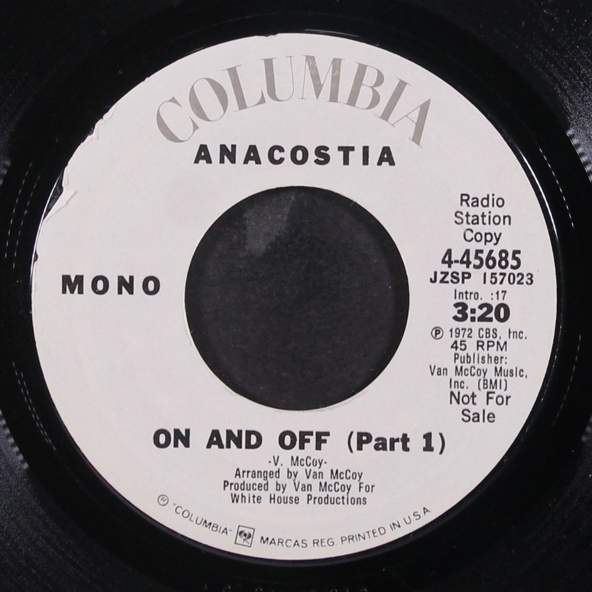 on and off, part 1 / mono by ANACOSTIA