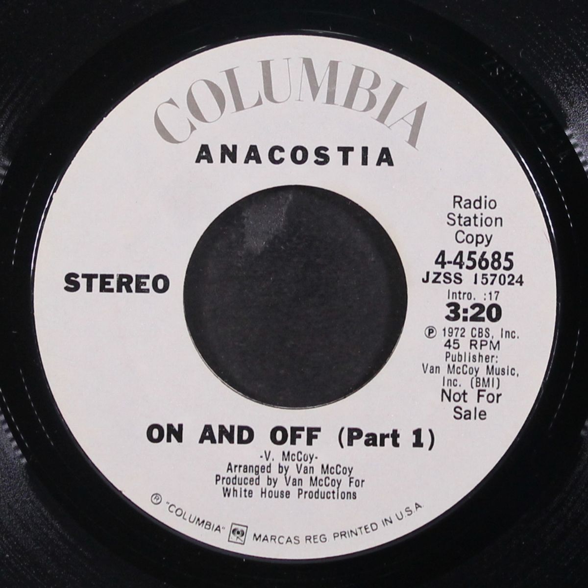 on and off, part 1 / mono by ANACOSTIA