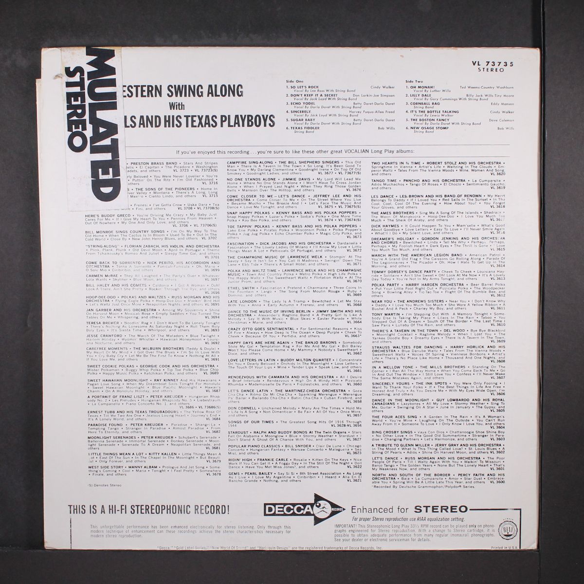 western swing along by BOB WILLS