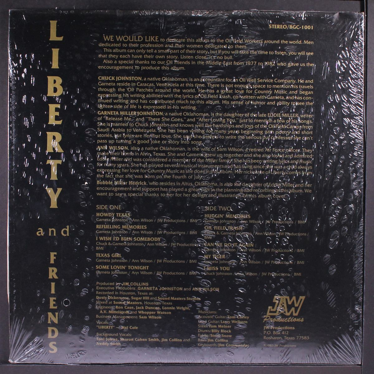 black gold and crude by LIBERTY & FRIENDS