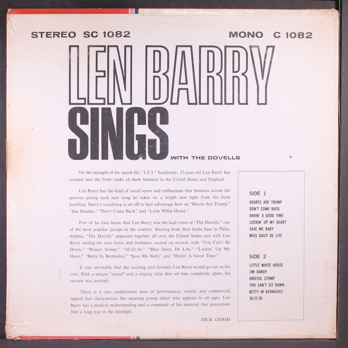 len barry sings with the dovells by LEN BARRY