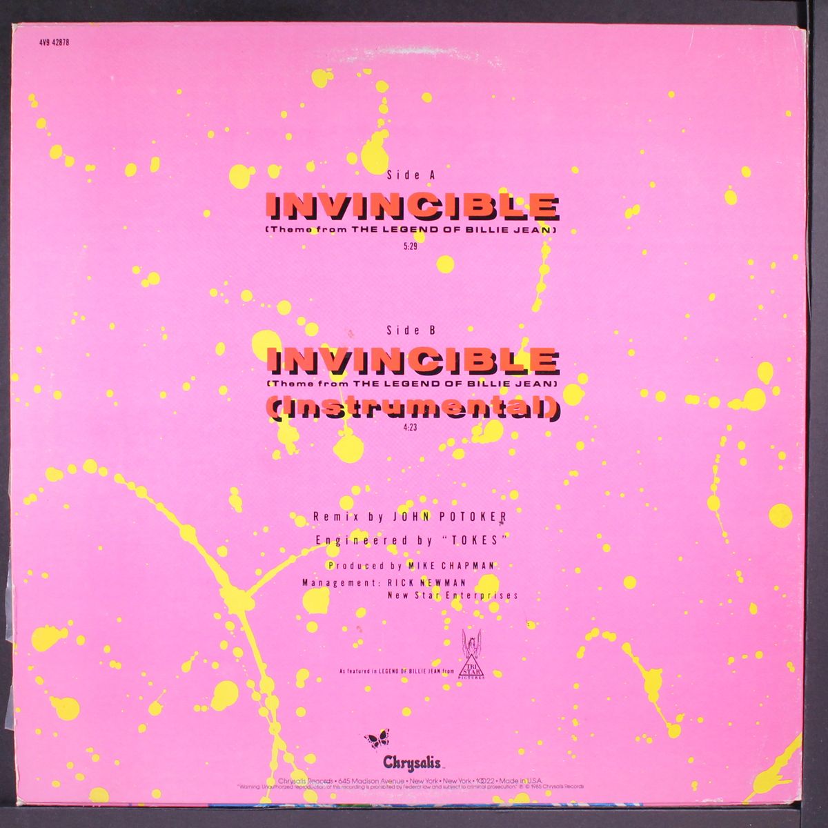 invincible by PAT BENATAR