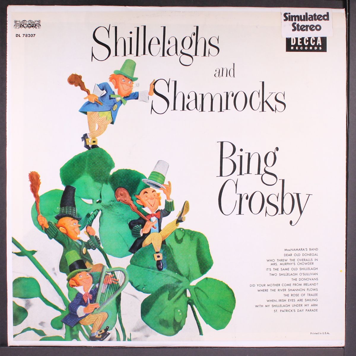shillelaghs and shamrocks by BING CROSBY