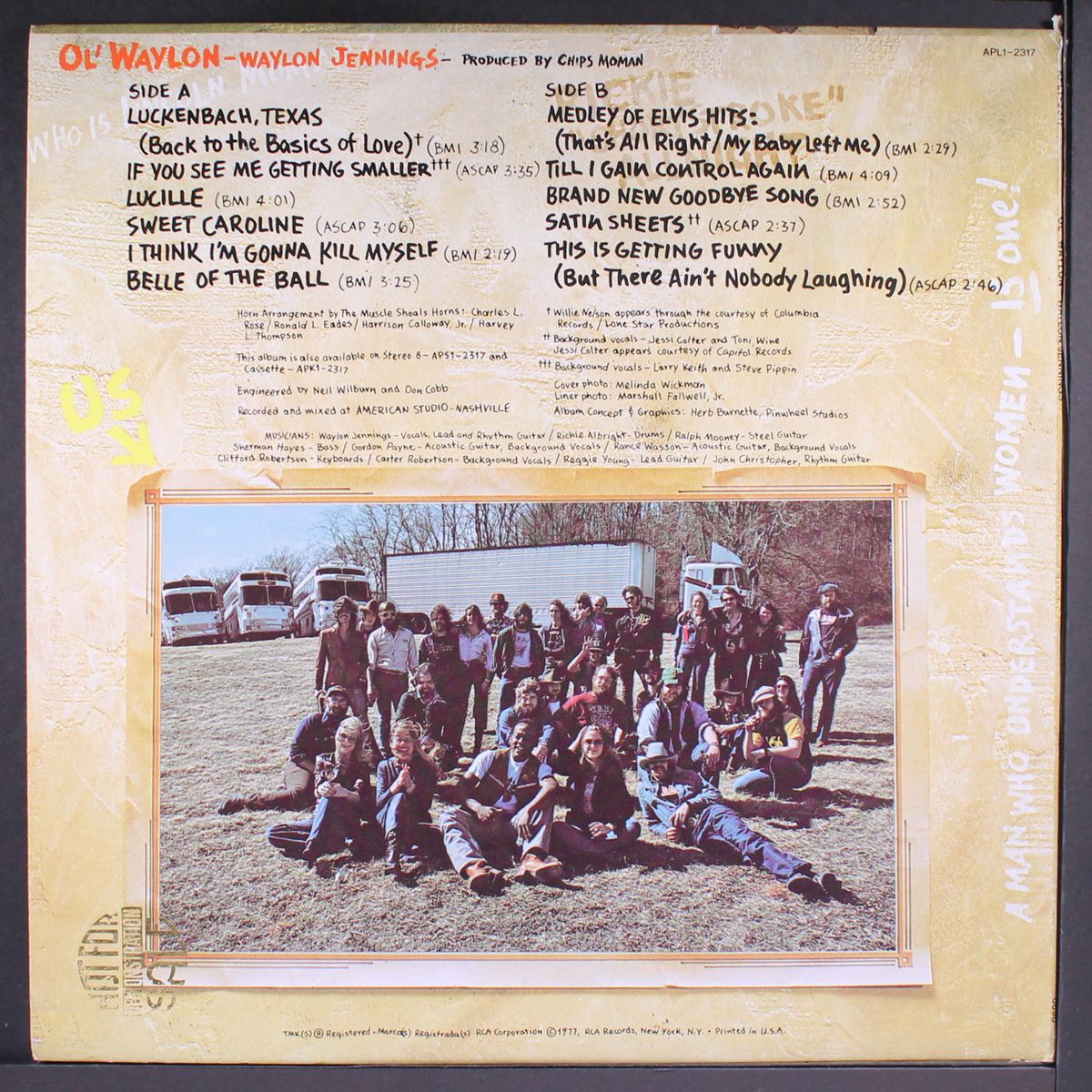 ol' waylon by WAYLON JENNINGS