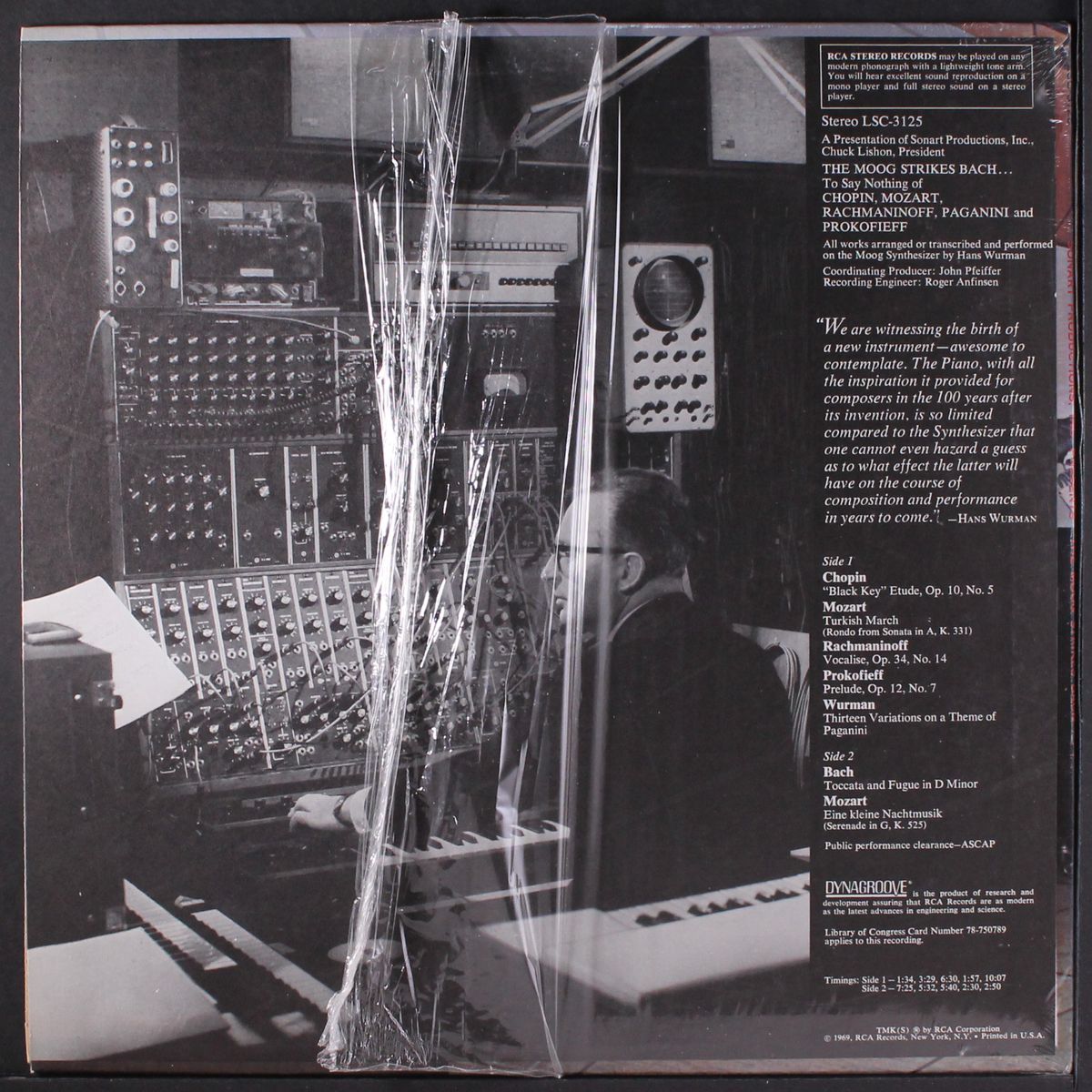 the moog strikes bach by HANS WURMAN