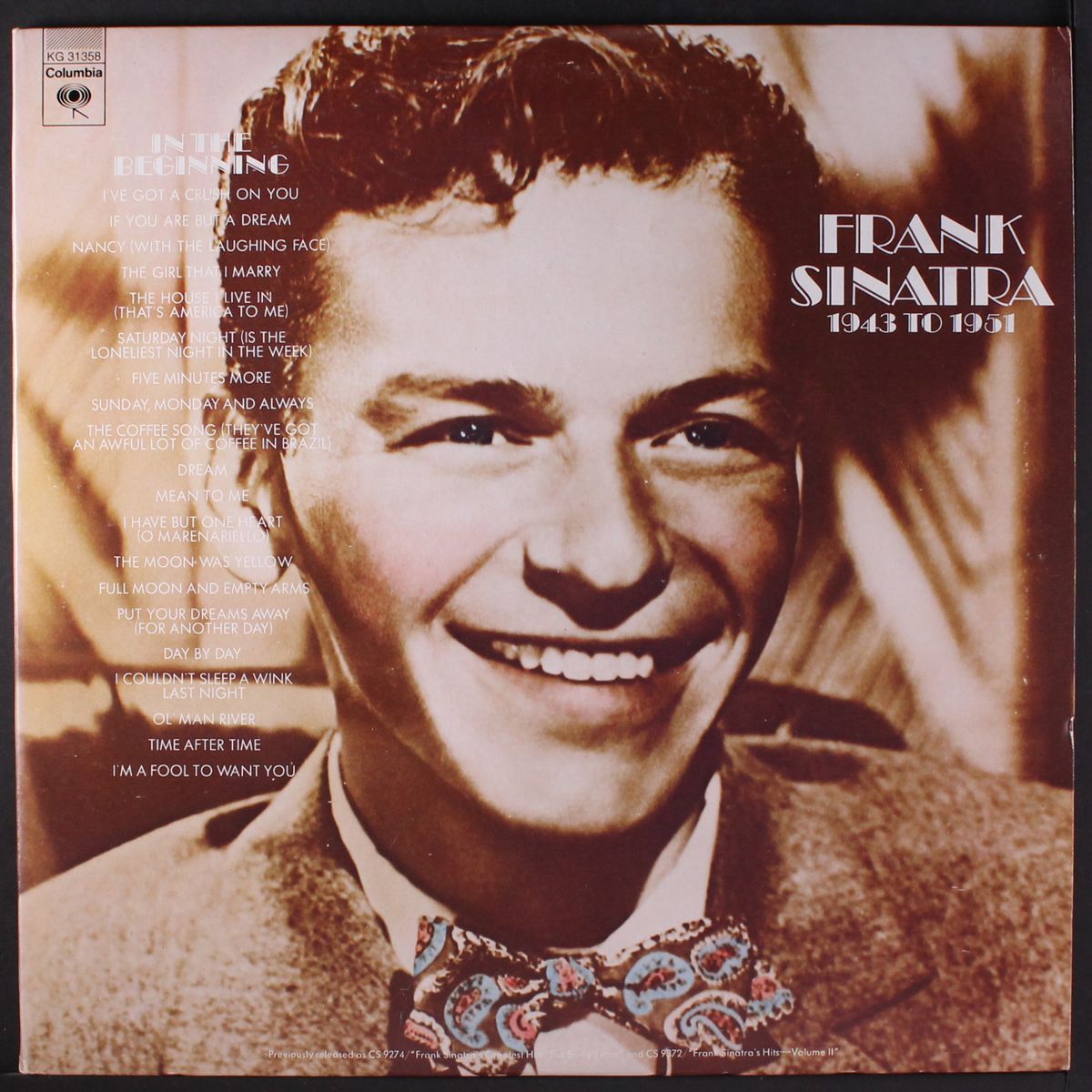 in the beginning / 1943 to 1951 by FRANK SINATRA