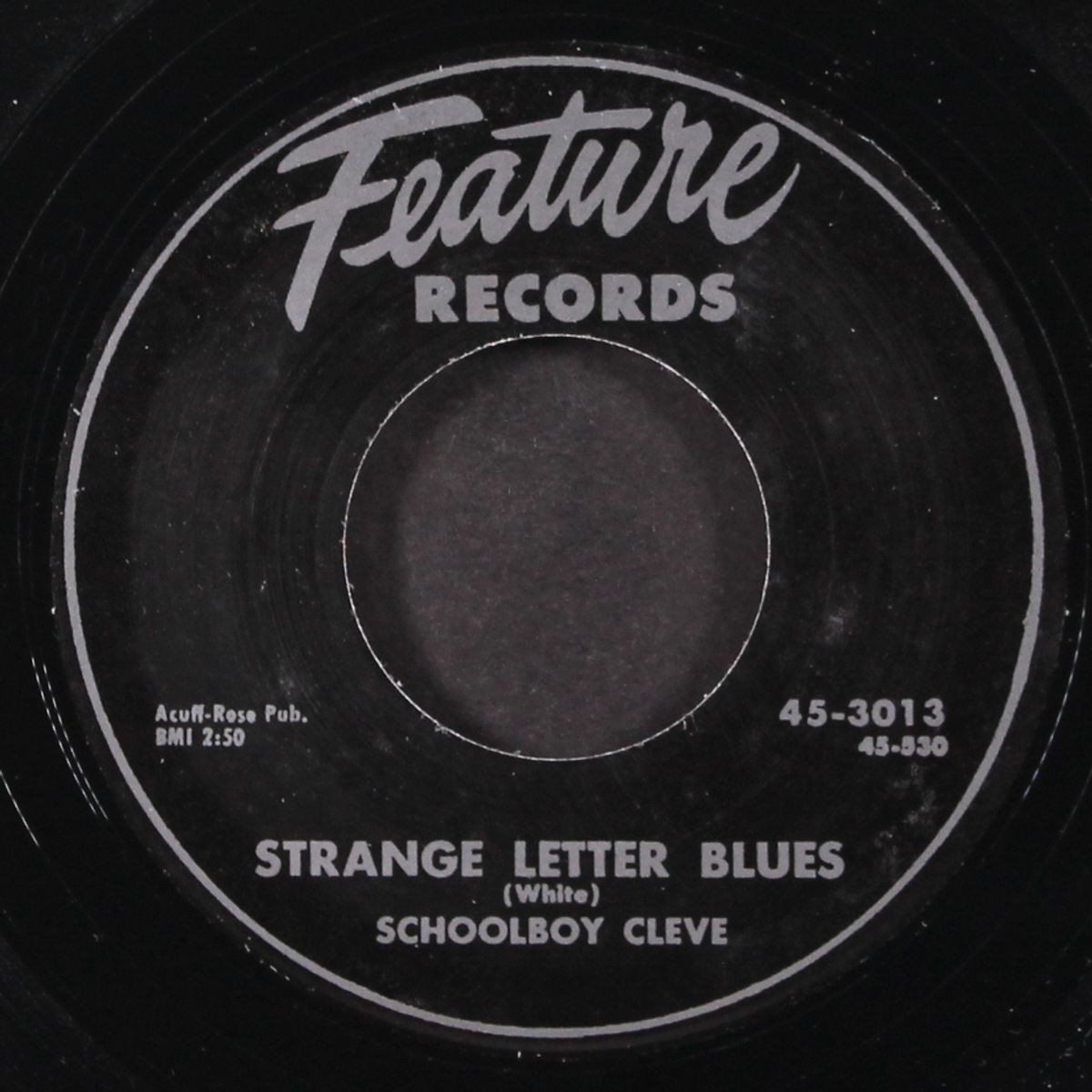 she's gone / strange letter blues by SCHOOLBOY CLEVE