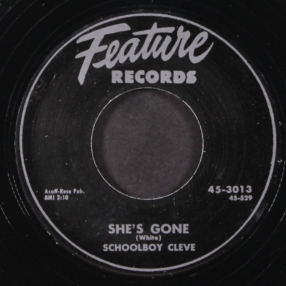 she's gone / strange letter blues by SCHOOLBOY CLEVE