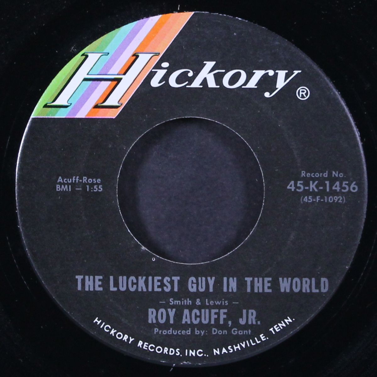 the lament of the cherokee reservation indian / the luckiest guy in th by ROY ACUFF, JR.