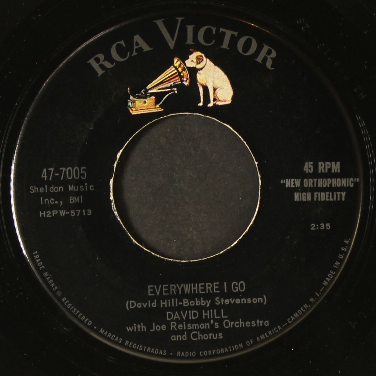 by my side / everywhere i go by DAVID HILL