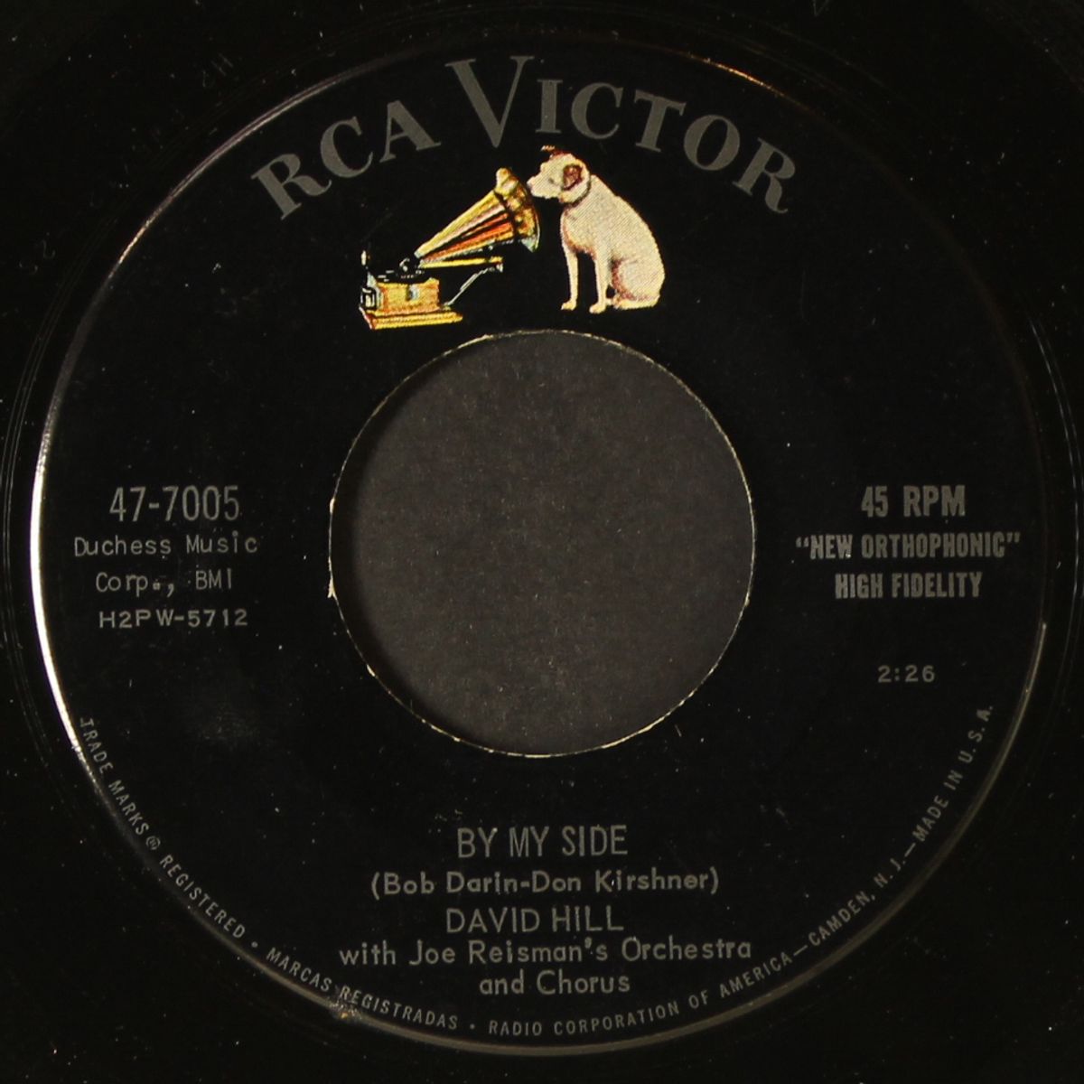 by my side / everywhere i go by DAVID HILL