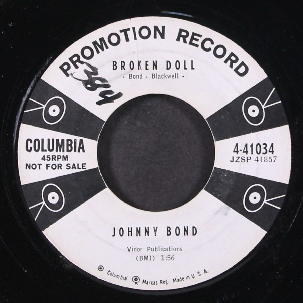that's just what i'll do / broken doll by JOHNNY BOND