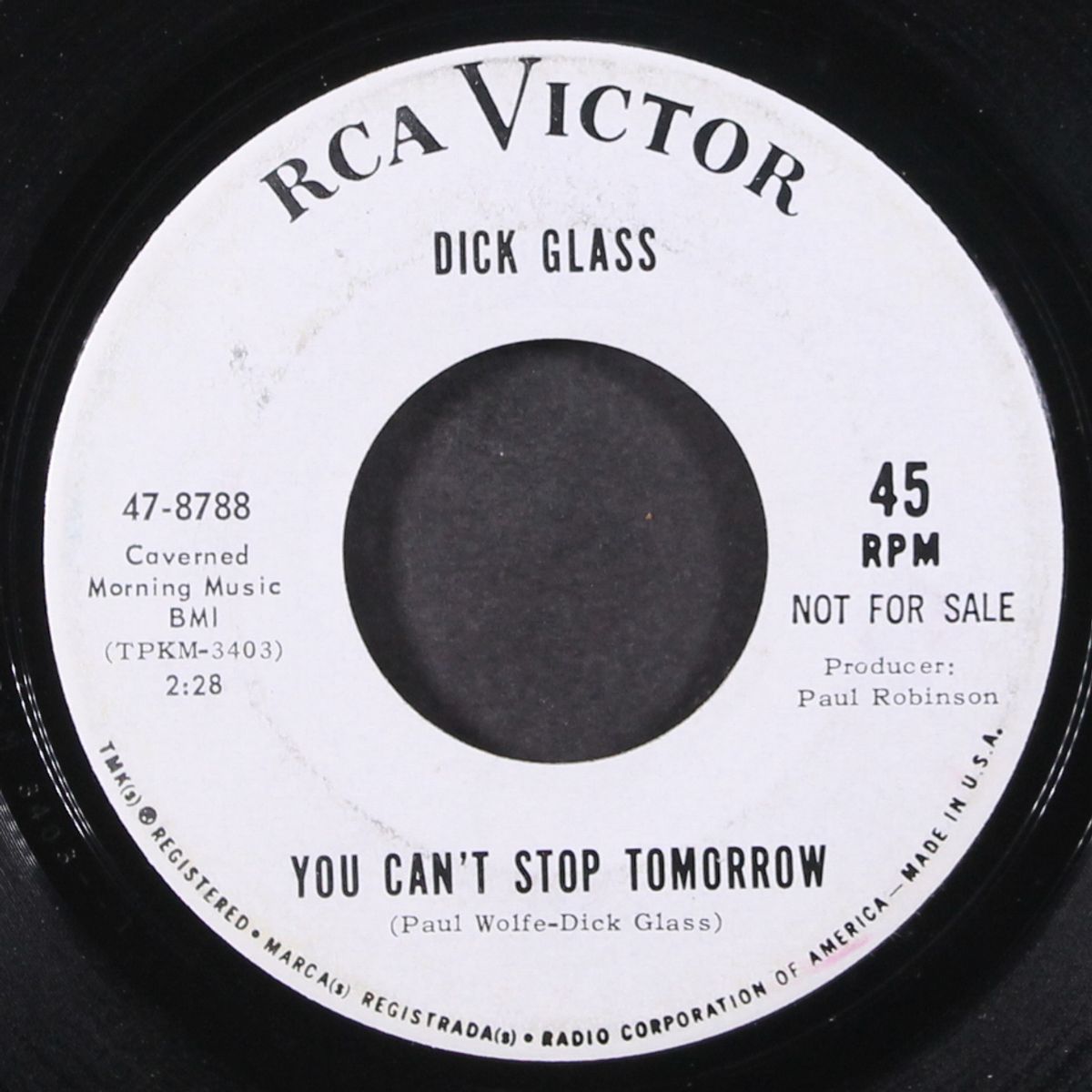 stealin' stealin' / you can't stop tomorrow by DICK GLASS