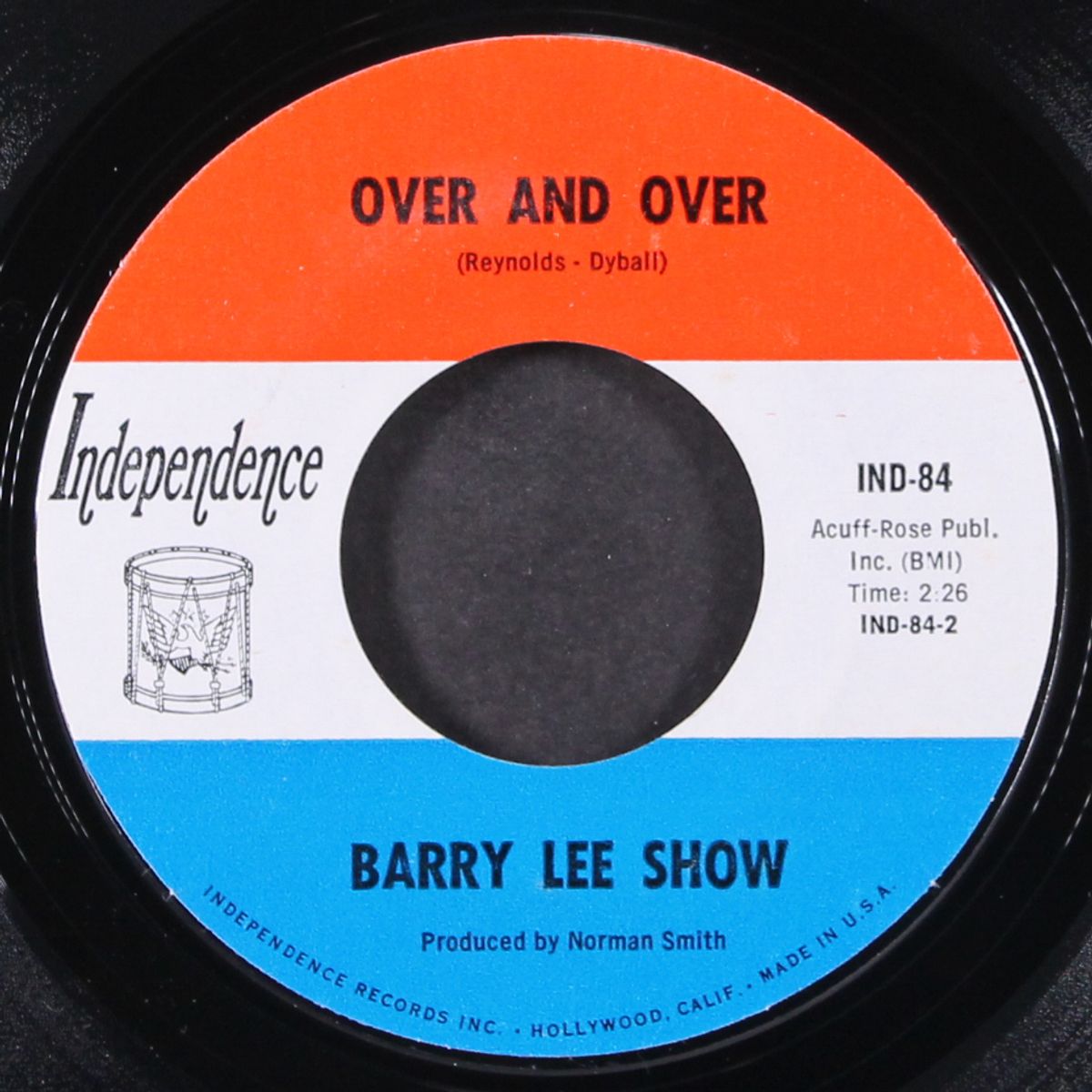 i don't want to love you / over and over by BARRY LEE SHOW
