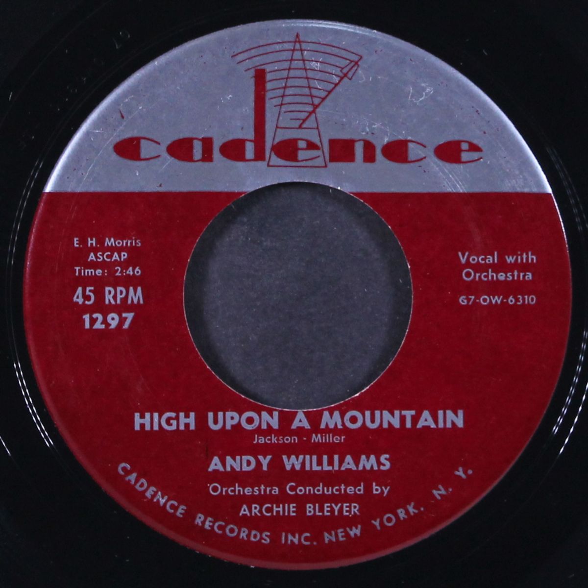 canadian sunset / high upon a mountain by ANDY WILLIAMS