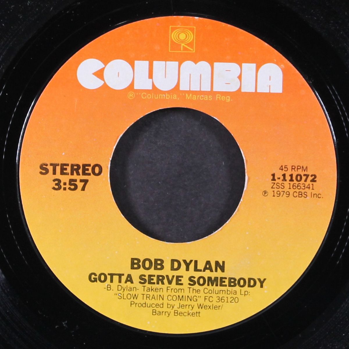 gotta serve somebody / trouble in mind by BOB DYLAN