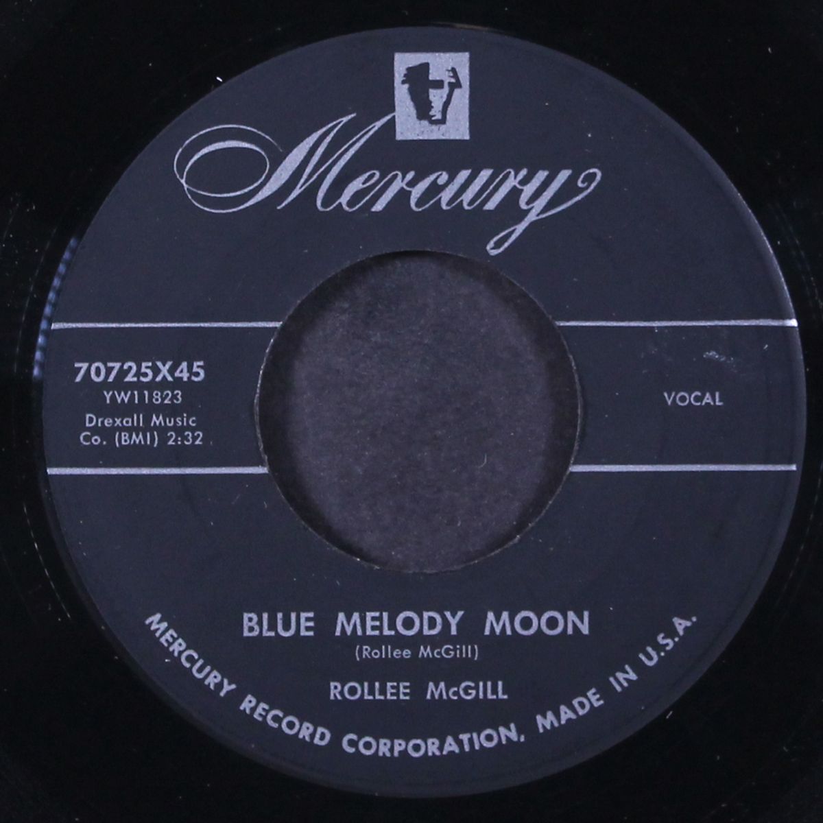 blue melody moon / there's madness in my heart by ROLLEE MCGILL