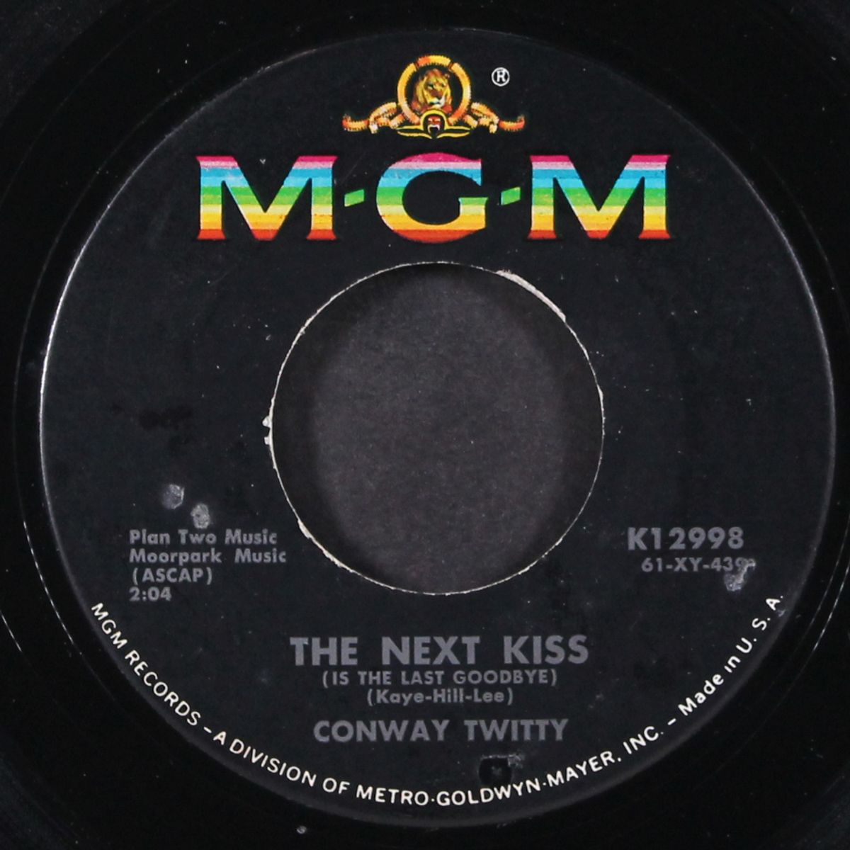the next kiss / man alone by CONWAY TWITTY