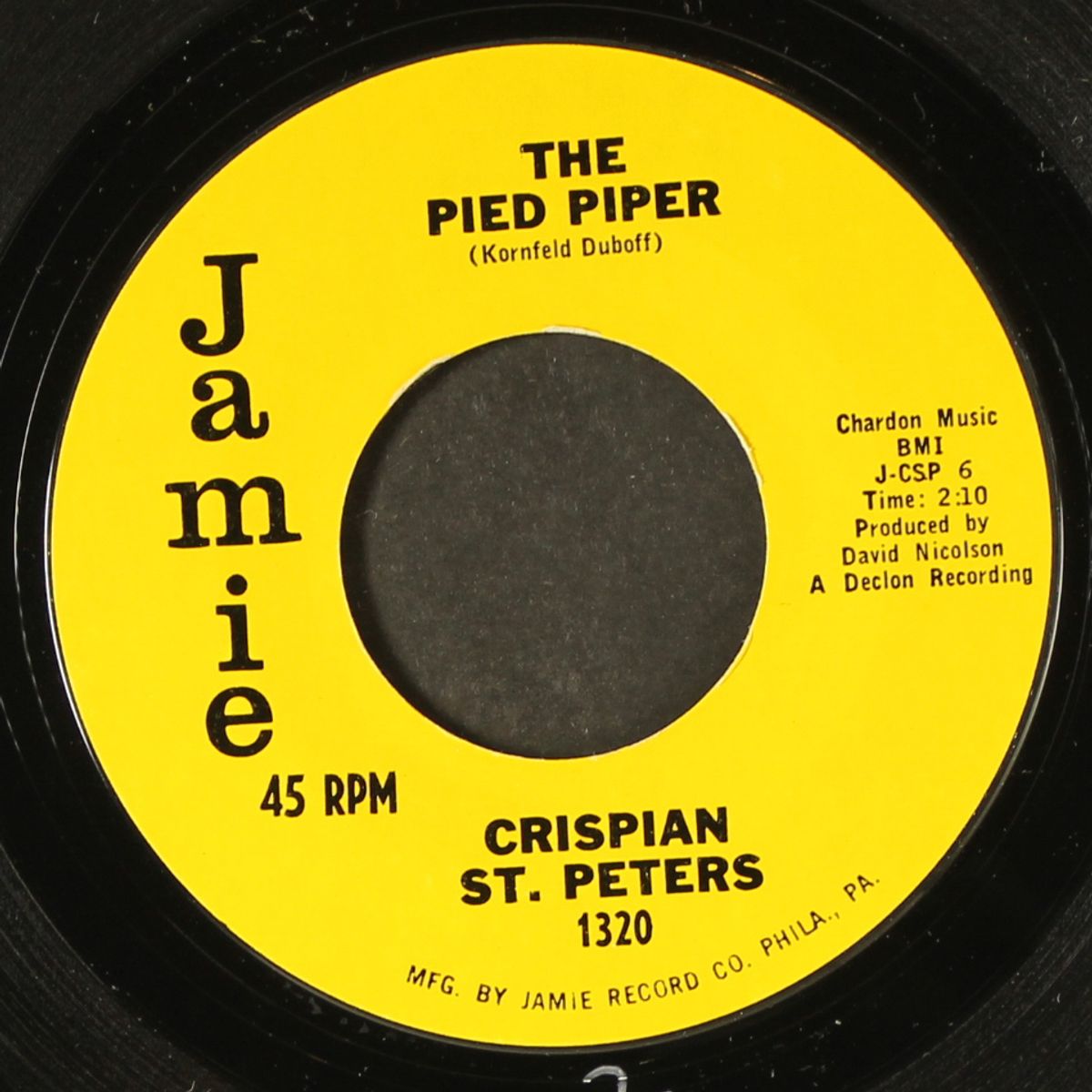 the pied piper / sweet dawn my true love by CRISPIAN ST. PETERS