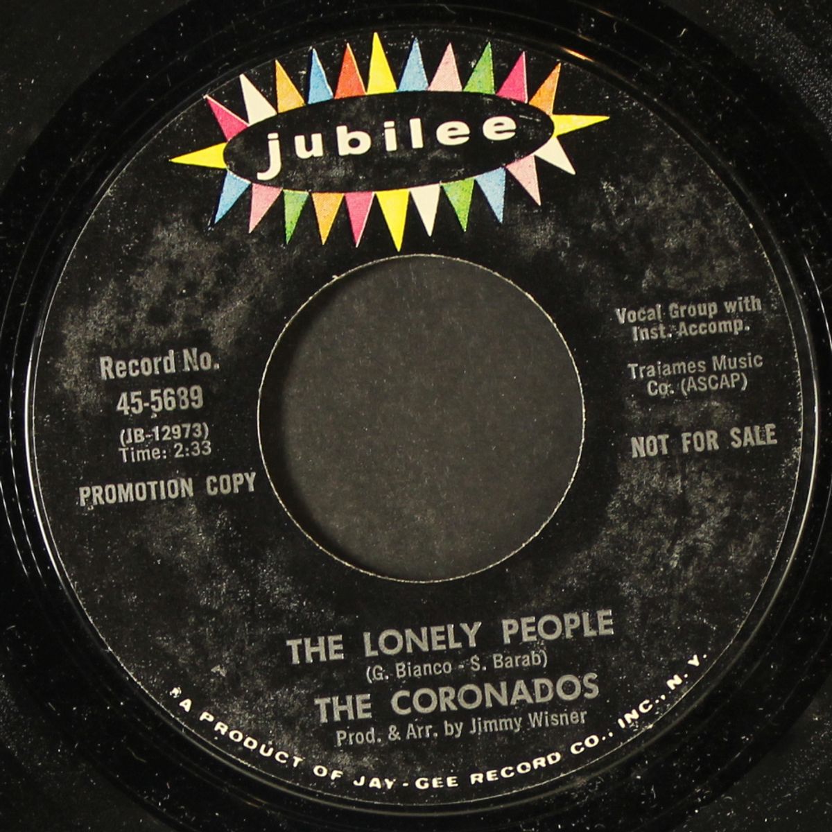don't start something you can't finish / the lonely people by CORONADOS
