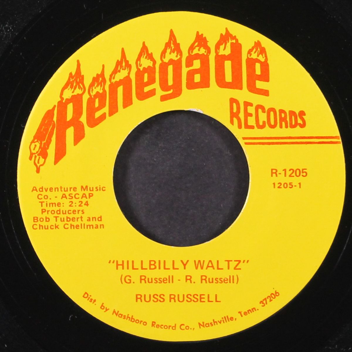 hillbilly waltz / if she's on the menu by RUSS RUSSELL