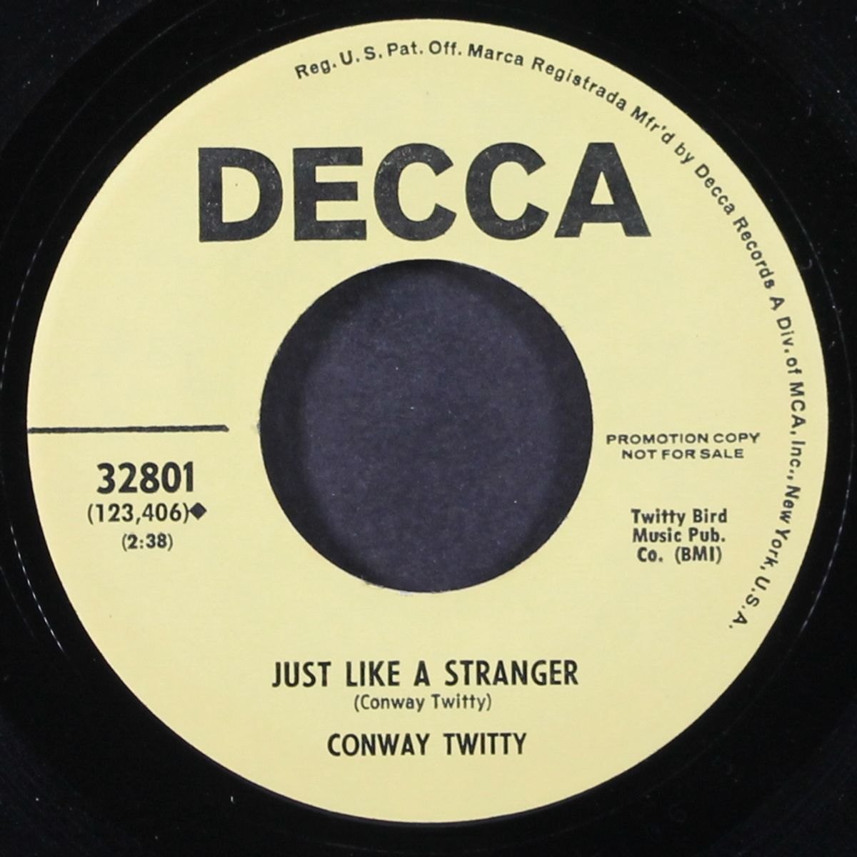 how much more can she stand / just like a stranger by CONWAY TWITTY