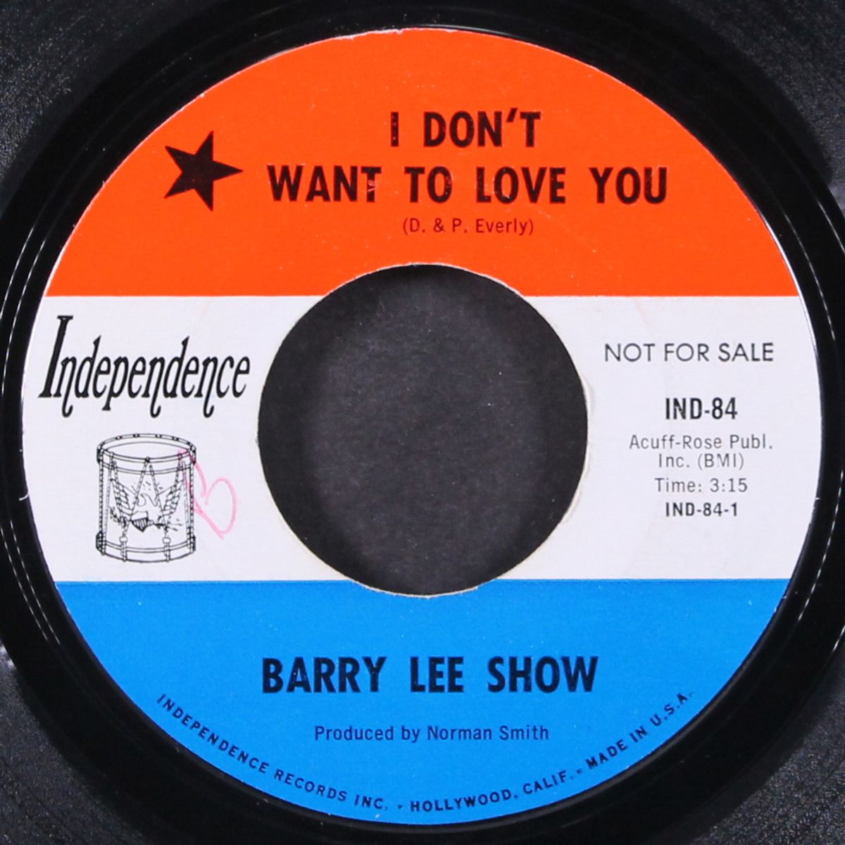 i don't want to love you by BARRY LEE SHOW