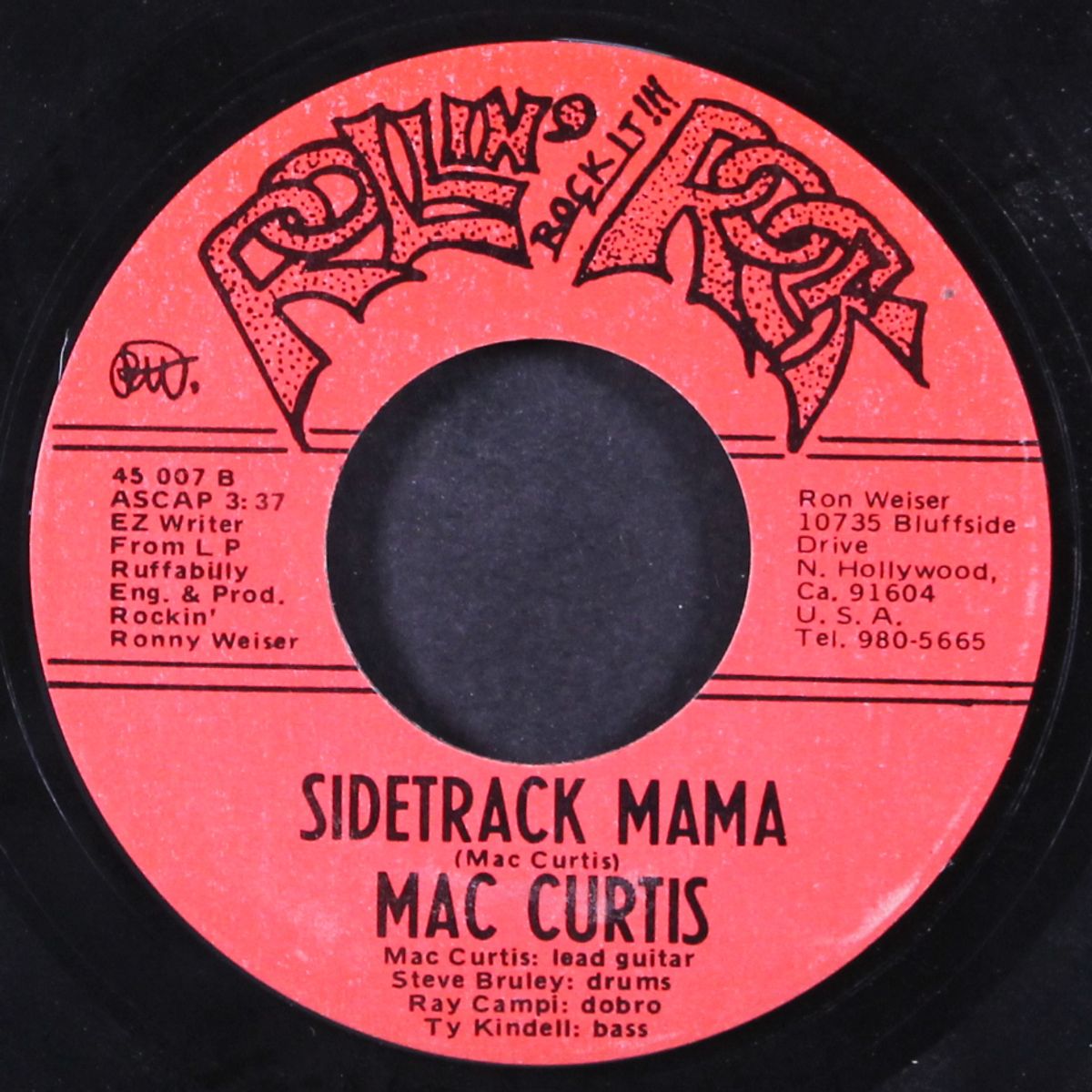 ducktail / sidetrack mama by MAC CURTIS