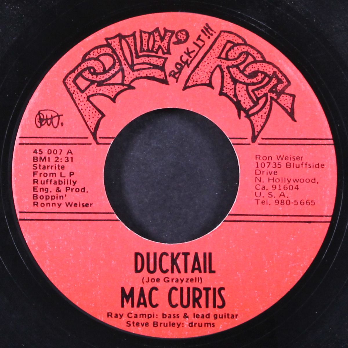 ducktail / sidetrack mama by MAC CURTIS