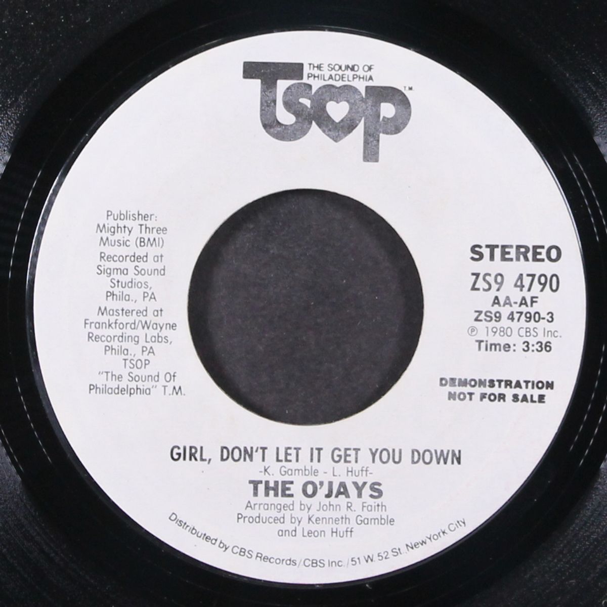 girl don't let it get you down by O'JAYS