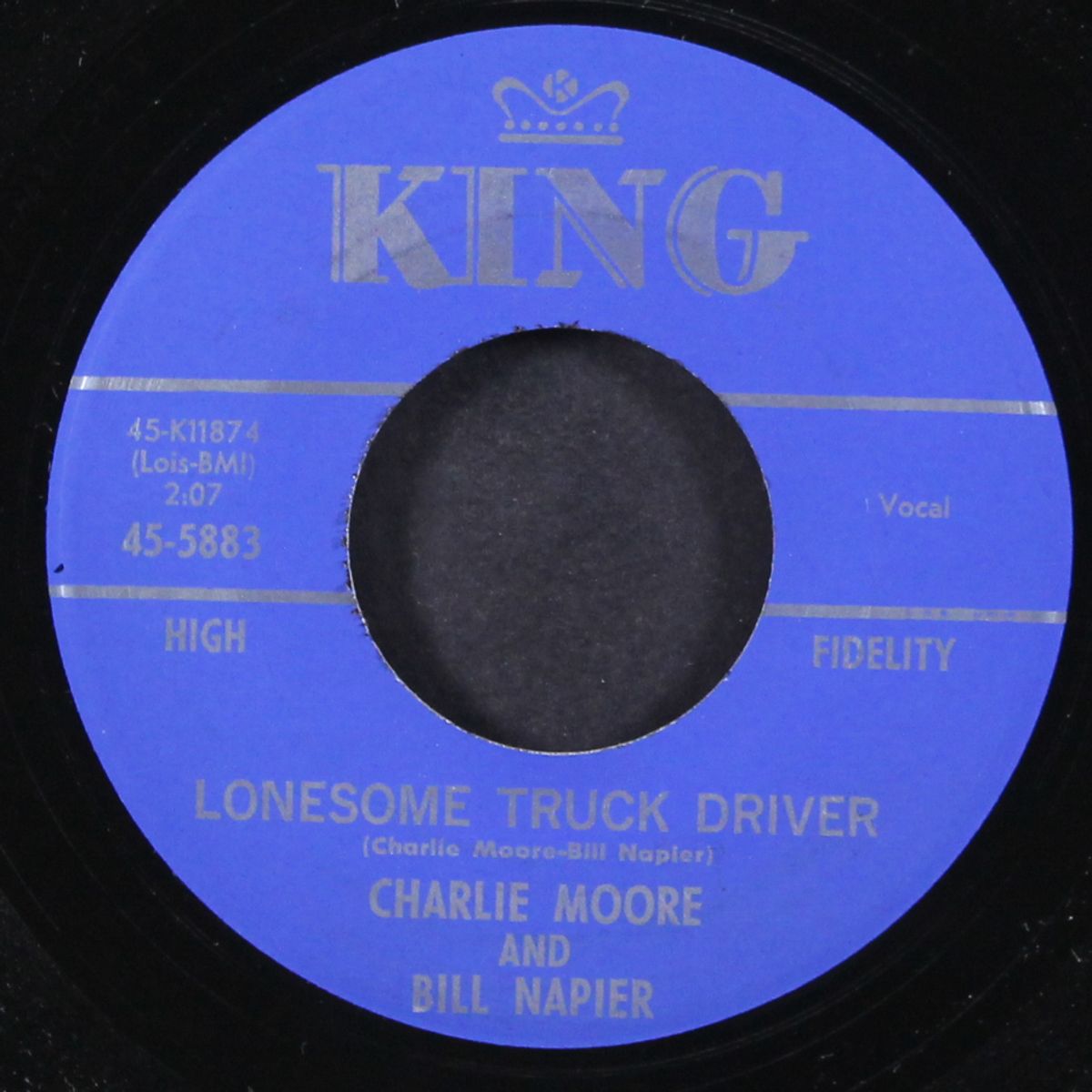georgia bound / lonesome truck driver by CHARLIE MOORE & BILL NAPIER