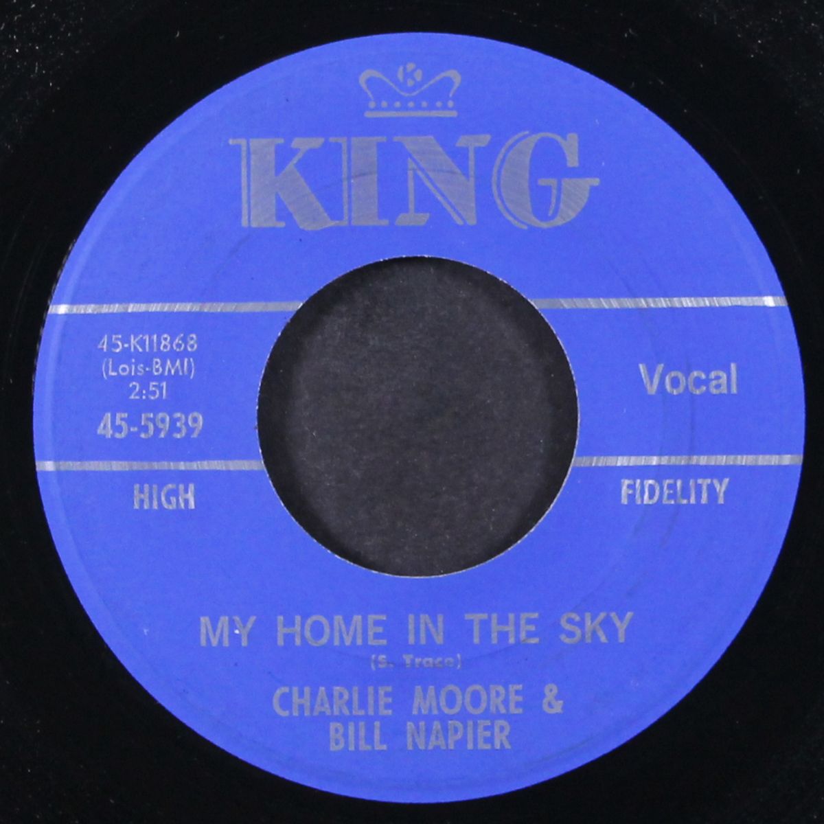i'd rather be on the inside looking out / my home in the sky by CHARLIE MOORE & BILL NAPIER
